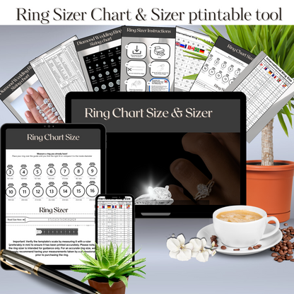 Ultimate Ring Sizer Kit: Instant PDF Downloads