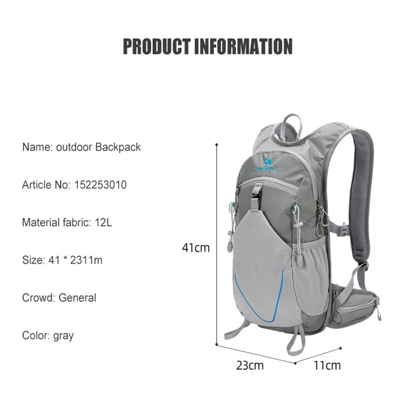 GOLDEN CAMEL 12L Mountaineering Backpack Waterproof Ultralight