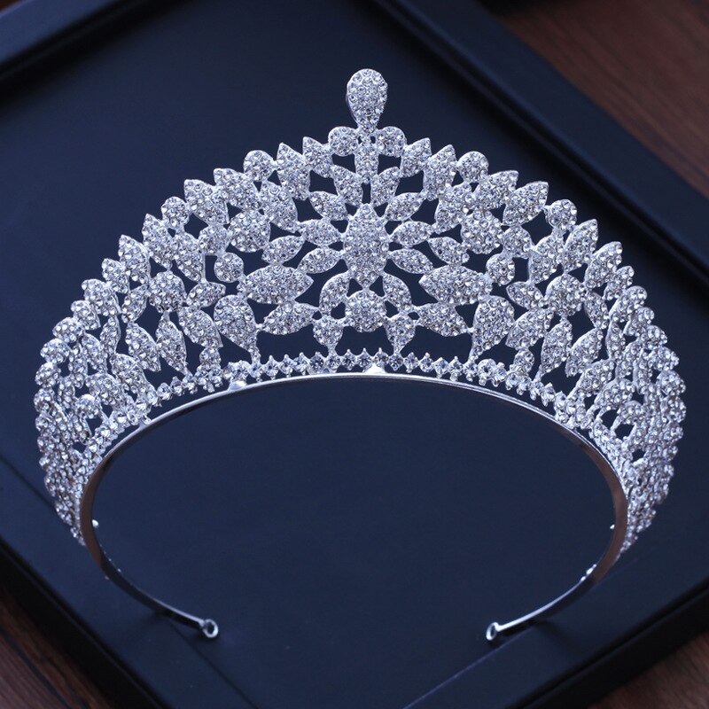 Diverse Silver Color Gold Crystal Crowns Bride tiara Fashion Queen For