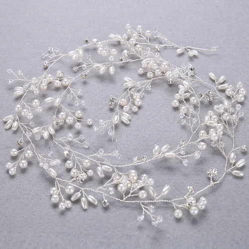 Rhinestone Bridal Crown and Crystal Headband Wedding Headdress