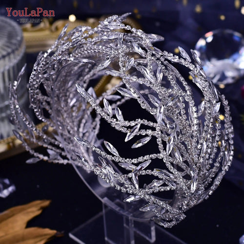 YouLaPan HP425 Bridal Headband Wedding Crowns Bride Tiara and