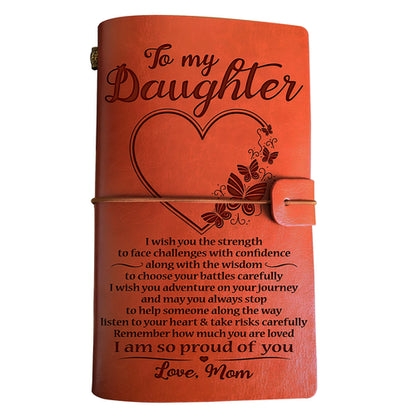 Engraved Leather Journal Custom Branding Personalized Gifts For Women