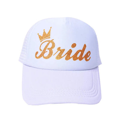 Unisex Adult Trucker/basball caps for Bride, Groom, and Bride Tribe