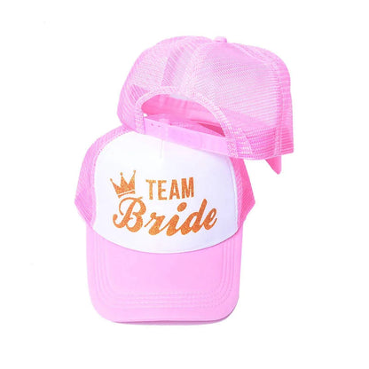 Unisex Adult Trucker/basball caps for Bride, Groom, and Bride Tribe