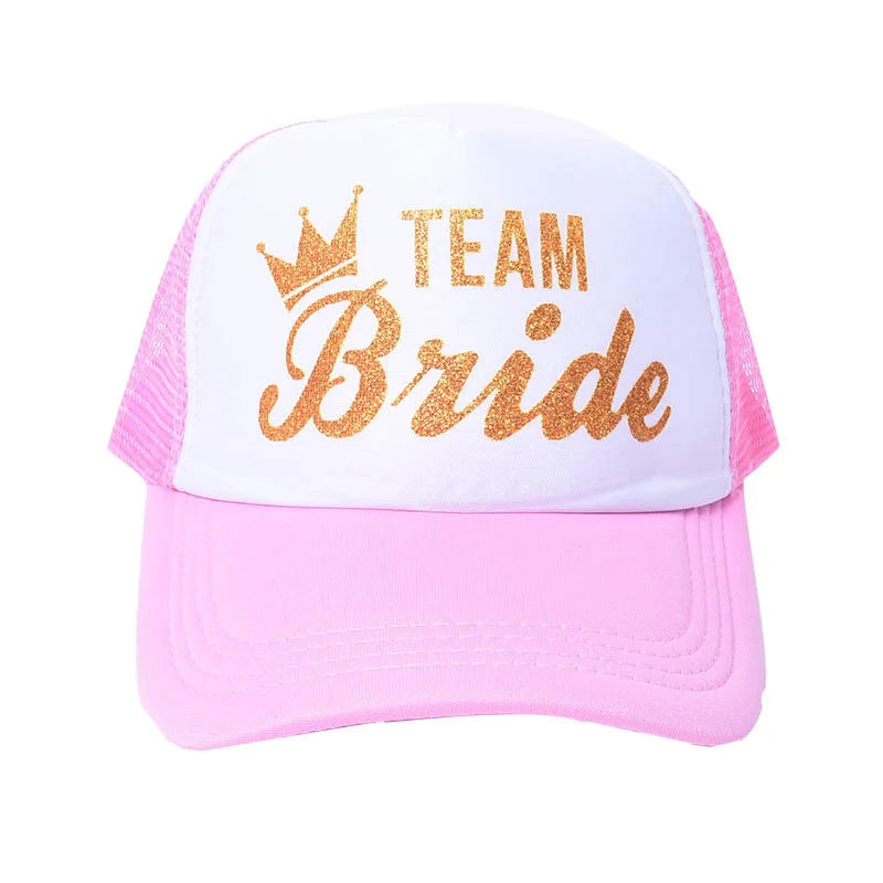 Unisex Adult Trucker/basball caps for Bride, Groom, and Bride Tribe