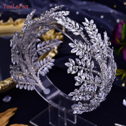 YouLaPan HP425 Bridal Headband Wedding Crowns Bride Tiara and