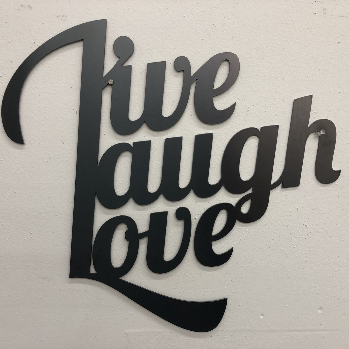 Live Laugh Love - Metal Wall Art