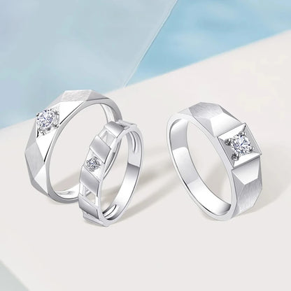 Men's Star Diamond Rings with 0.5ct and 1.0ct VVS VS Lab-Grown Diamonds