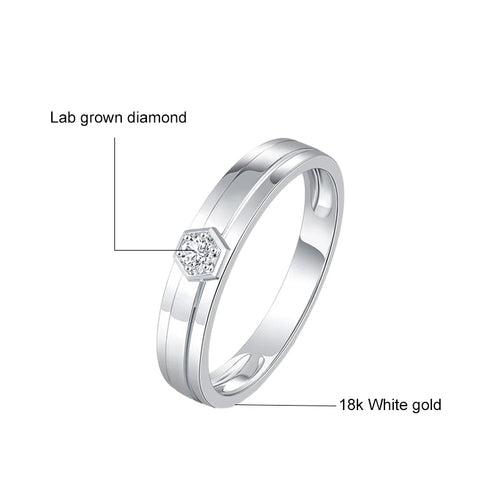 Men's Fine Jewelry Diamond Star Wedding Rings