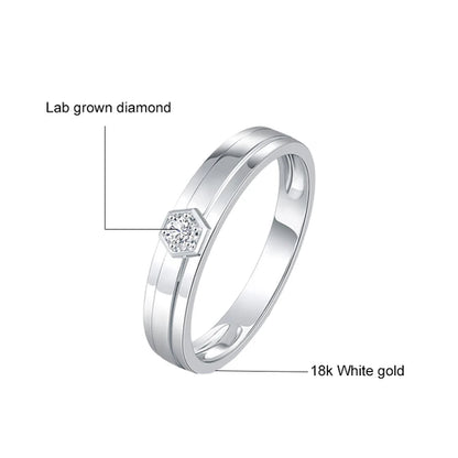 Men's Fine Jewelry Diamond Star Wedding Rings