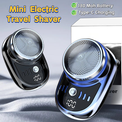 Men Mini Electric Travel Shaver USB Charging Shaving Face Beard Razor