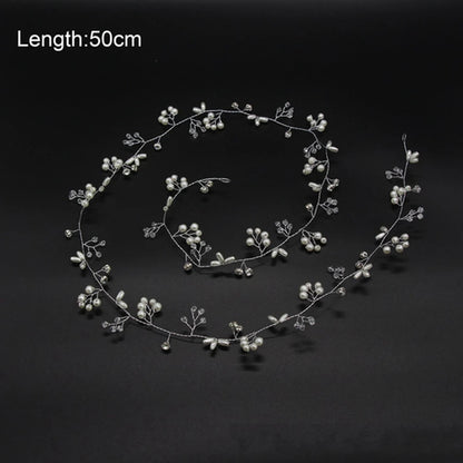 Crystal Pearl Bridal Tiaras Hairbands Hairpins Bridesmaid Diamante