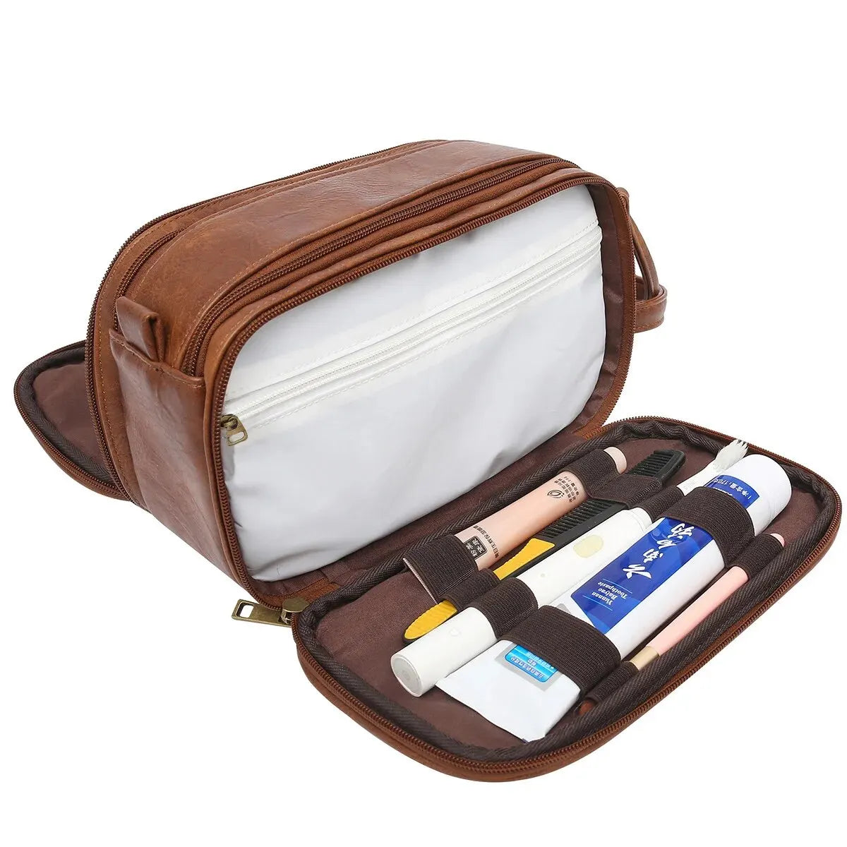 Multi Pockets Toiletry Bag For Women Men Travel Essentials Makeup Bag