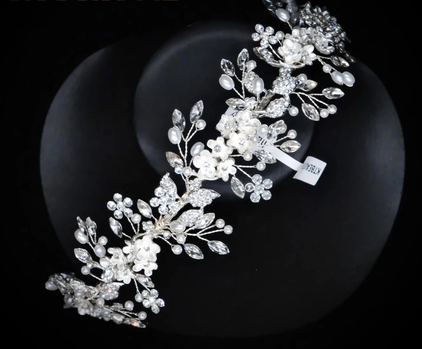 Tiara Handmade Bridal Headpieces Crystal Leavesl Fashion