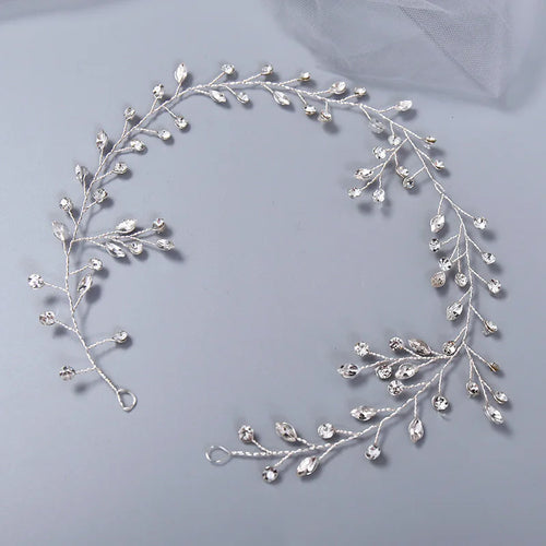 Wedding Crystal Pearl Bridal Tiaras Hair Comb Headwear Bride