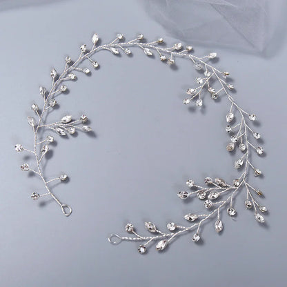 Wedding Crystal Pearl Bridal Tiaras Hair Comb Headwear Bride