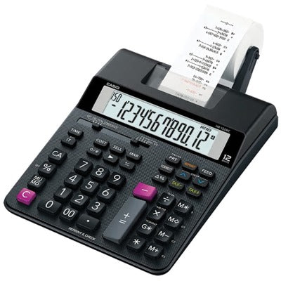 Casio HR200RC Black Printing Calculator, Black