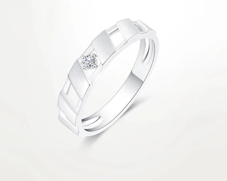 Men's Star Diamond Rings with 0.5ct and 1.0ct VVS VS Lab-Grown Diamonds