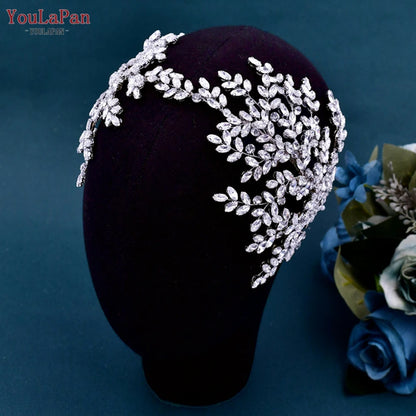 YouLaPan HP425 Bridal Headband Wedding Crowns Bride Tiara and