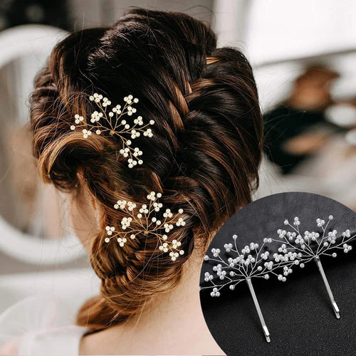 Hair Accessories for Women Jewelry Pearlet Bride Handmade Flower