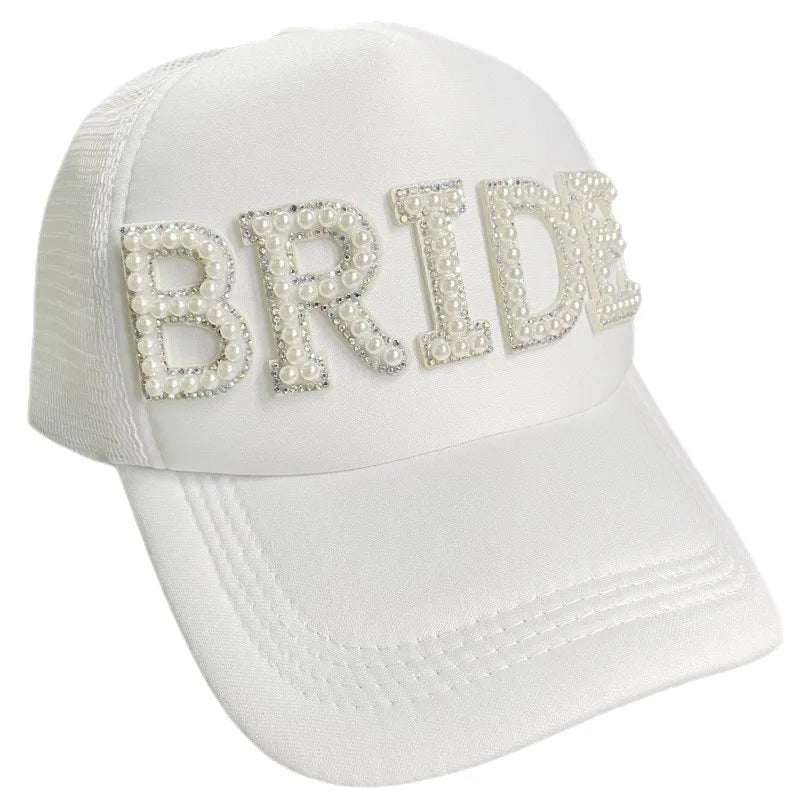 "Bride/Mrs" Baseball Cap: Essential for Wedding Celebrations and Bridal Showers