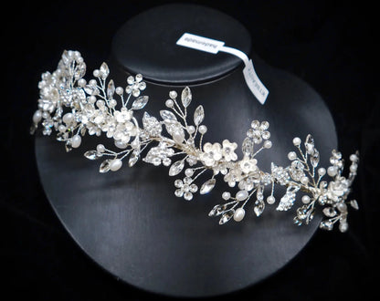 Tiara Handmade Bridal Headpieces Crystal Leavesl Fashion