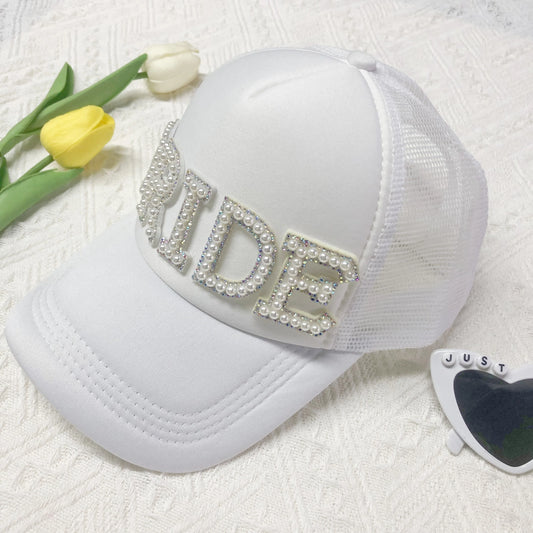 "Bride/Mrs" Baseball Cap: Essential for Wedding Celebrations and Bridal Showers