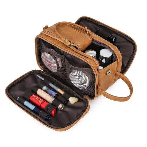 Multi Pockets Toiletry Bag For Women Men Travel Essentials Makeup Bag