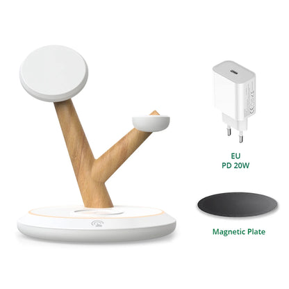 Bonola Tree Branch 3 in 1 Magnetic Wireless Charger for iPhone