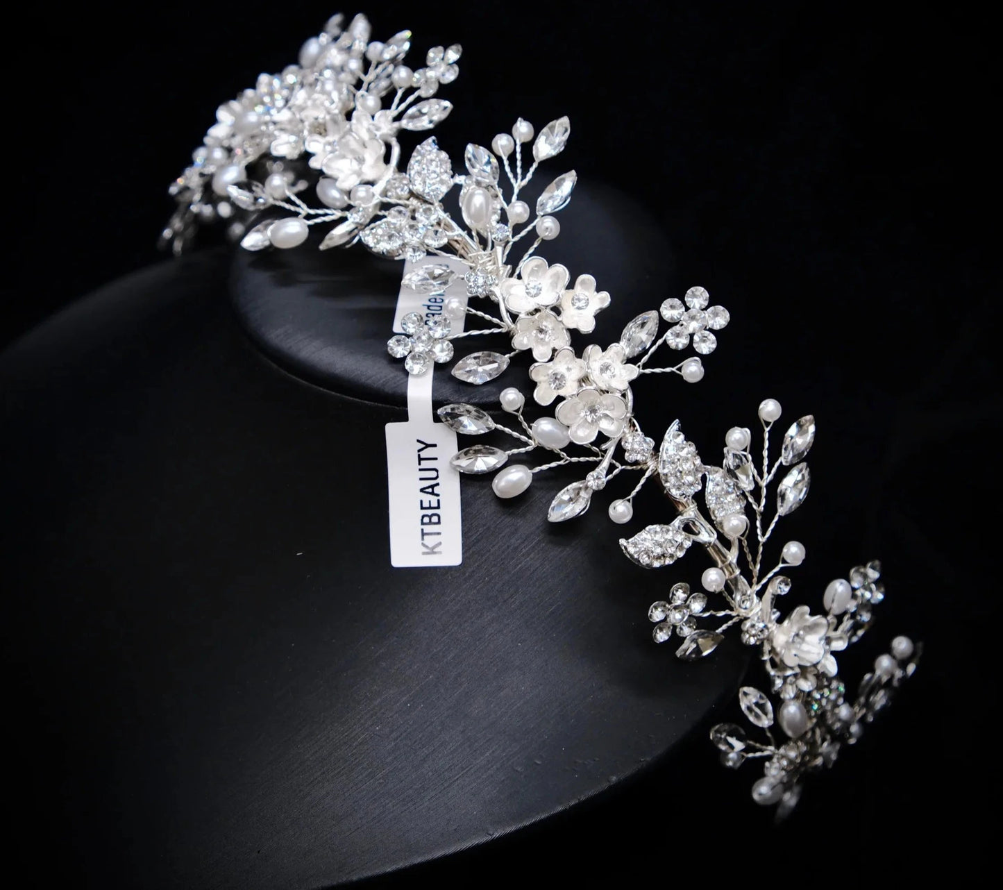 Tiara Handmade Bridal Headpieces Crystal Leavesl Fashion