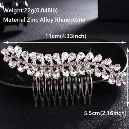 Bridal Wedding Hair Accessories Crystal Hair Combs Clips Jewelry