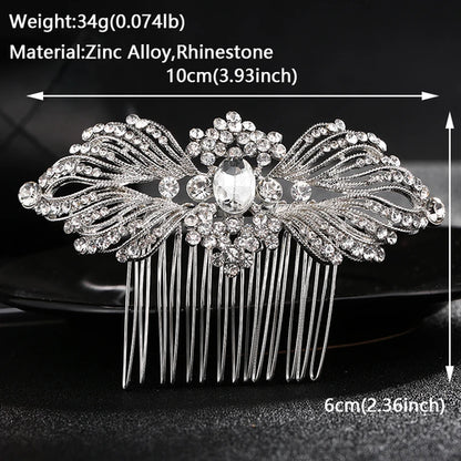 Bridal Wedding Hair Accessories Crystal Hair Combs Clips Jewelry