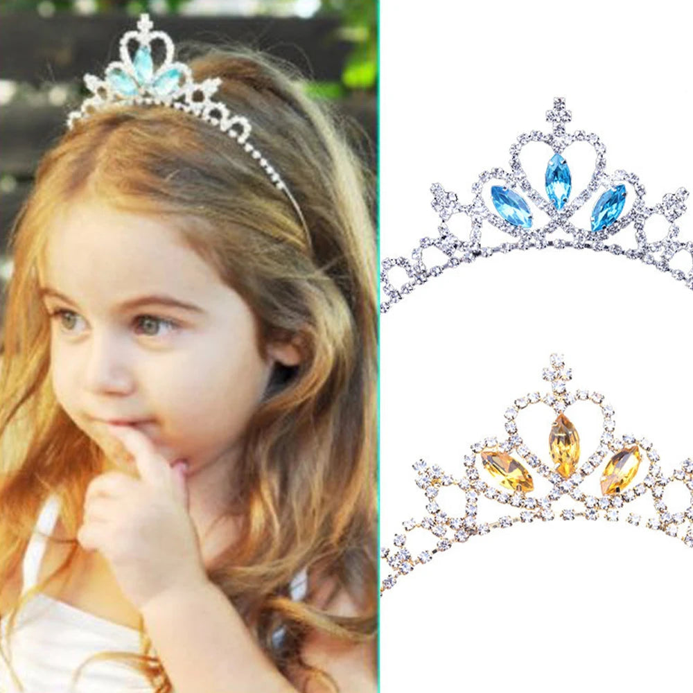 StoneFans Kids Rhinestone Tiara Princess Headband for Girls Birthday