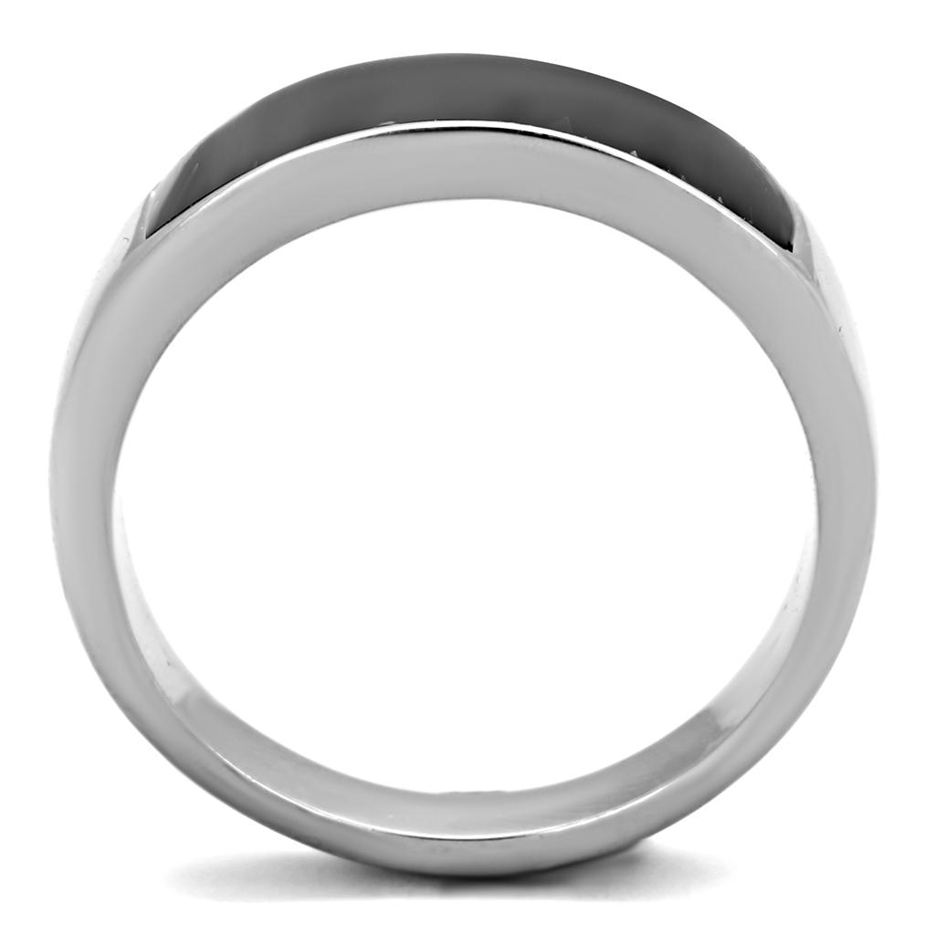 Men Stainless Steel Epoxy Rings TK2062