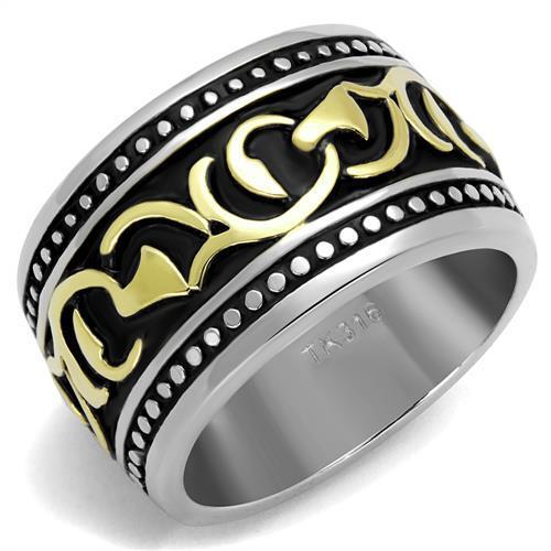 Men's Stainless Steel Epoxy Ring, Model TK2234