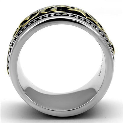 Men's Stainless Steel Epoxy Ring, Model TK2234