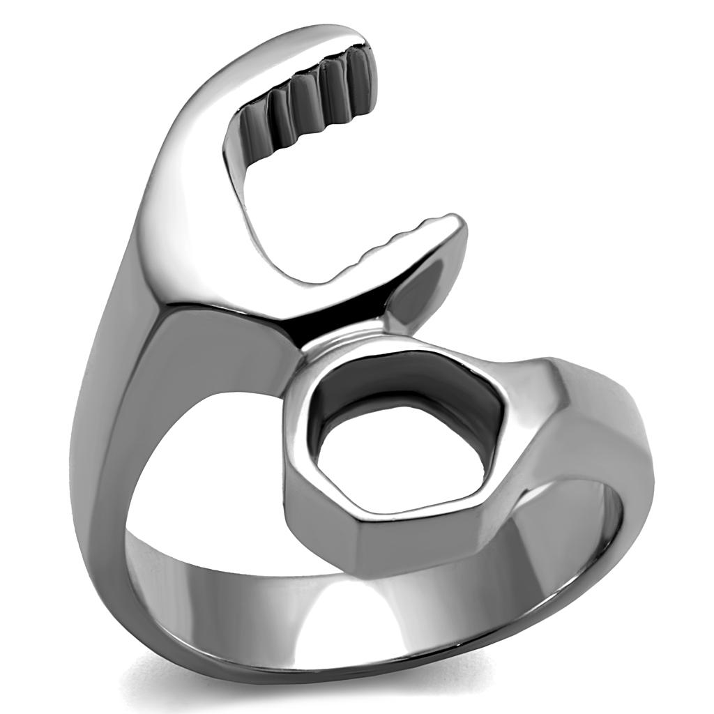 Men's Stainless Steel Ring, Model TK2396, No Stone