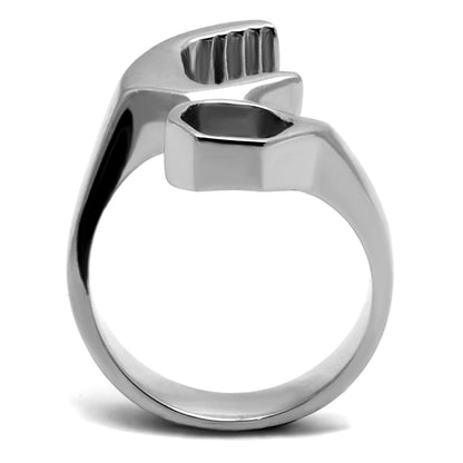 Men's Stainless Steel Ring, Model TK2396, No Stone