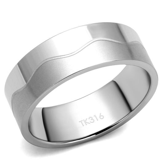 Men's Stainless Steel Ring, Model TK2918,