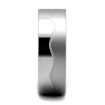 Men's Stainless Steel Ring, Model TK2918,