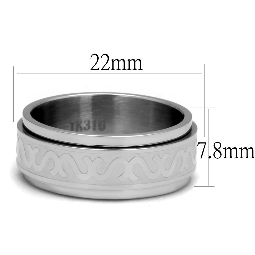 Stainless Steel Men's Ring - TK2941