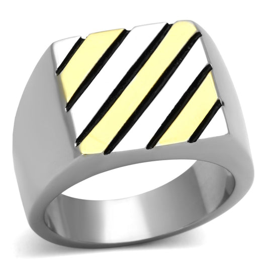 Stainless Steel Men's Ring - TK952