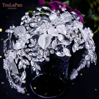 YouLaPan HP409 Wedding Woman Tiara Headdresses for Bridal Headband