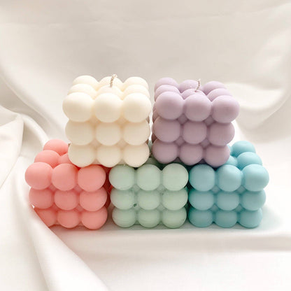 Bubble Cube Candle