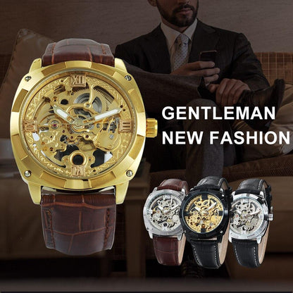 Men Watches Luxury Brand Design Automatic Watch Men Transparent