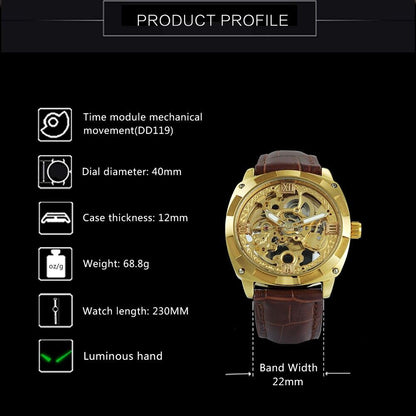 Men Watches Luxury Brand Design Automatic Watch Men Transparent