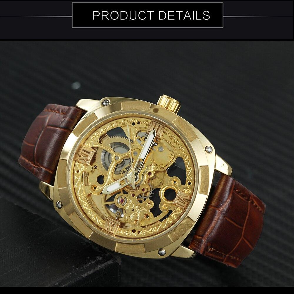 Men Watches Luxury Brand Design Automatic Watch Men Transparent