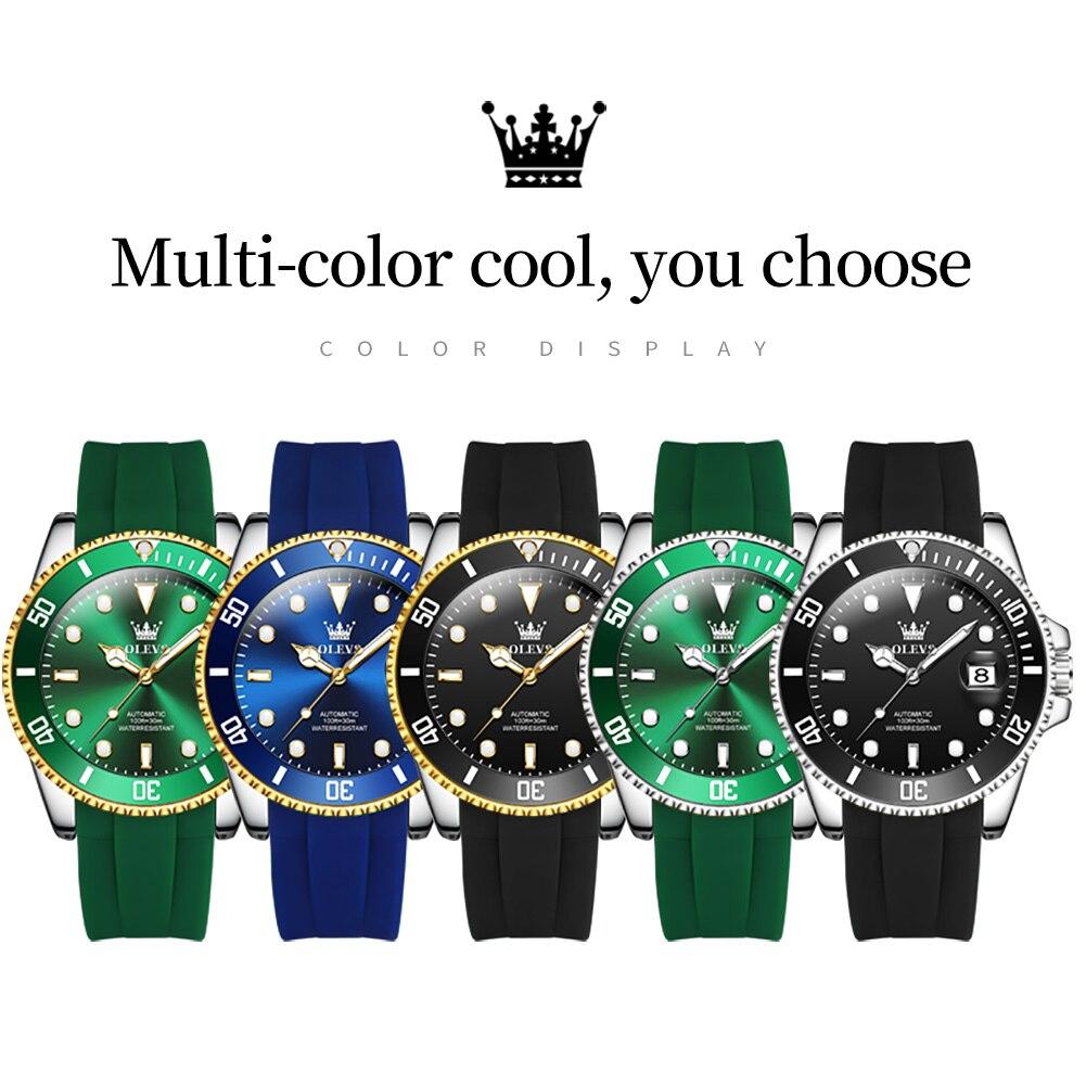 Luxury Watches For Men Automatic Mechanical Watch 30M Waterproof