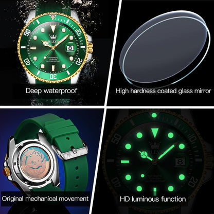 Luxury Watches For Men Automatic Mechanical Watch 30M Waterproof